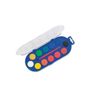 Пласи Primo Акварелни бои 12 цвята, 30 мм