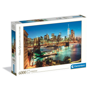 CLEMENTONI 6000ч. Пъзел High Quality Brooklyn Bridge Lights