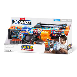 X Shot Sonic Бластер с 16 Меки Стрели Last stand