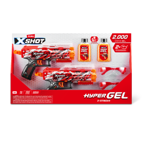 X Shot HYPER GEL 2 Бластера с Гел Топчета 2000 2xStinger