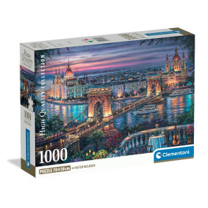 CLEMENTONI 1000ч. Пъзел LIGHTS OF THE DANUBE