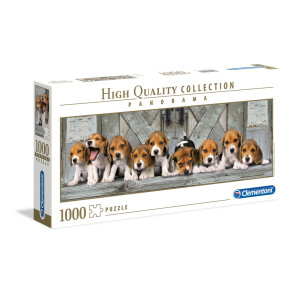 CLEMENTONI 1000ч. Пъзел High Quality Collection Panorama BEAGLES