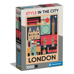 CLEMENTONI 1000ч. Пъзел STYLE IN THE CITY LONDON