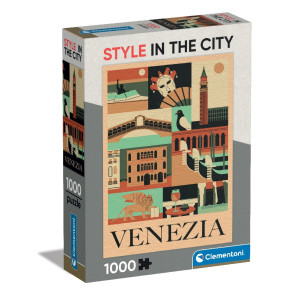 CLEMENTONI 1000ч. Пъзел STYLE IN THE CITY VENEZIA