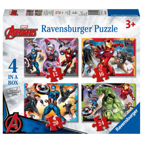 Ravensburger Marvel Avengers пъзел 4 в 1