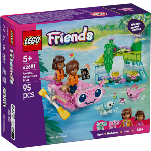 LEGO Friends Приключенска лодка аксолотъл 42681