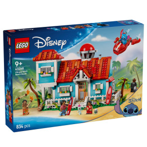 LEGO Disney Къщата на плажа на Лило и Стич 43268