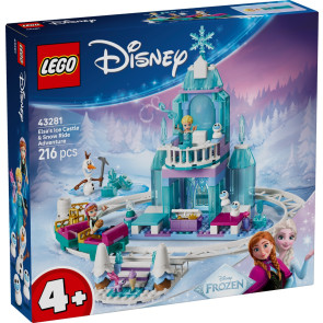 LEGO Disney Frozen Леденият замък на Елза и приключение със снежно влакче 43281