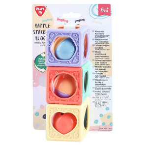 PLAYGO Recycled Кубчета дрънкалки Stacking Blocks