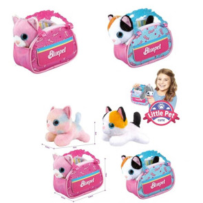 Плюшено коте с чанта и аксесоари 