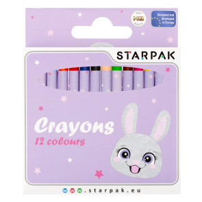 STARPAK цветни пастели 12 бр. Rabbit