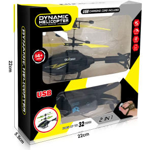 DYNAMIC HELICOPTER Хеликоптер с часовник 22см.