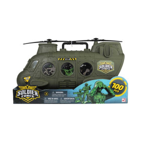 SOLDIER FORCE Хеликоптер с 80 бр. войници, бойни машини и аксесоари