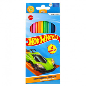 STARPAK моливи 12 цвята Hot Wheels