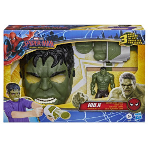 HASBRO Spider-Man Нов ден Комплект за ролеви игри Хълк с маска и фигура