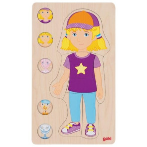 GOKI Пъзел със скрита анатомия - Момиче