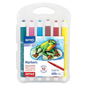 Spree Маркери Art 12 цвята в PP кутия