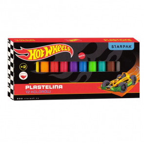 STARPAK пластилин 12 цв. Hot Wheels