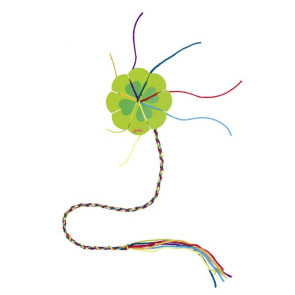 GOKI Цвете детелинка за плетене на шнур 