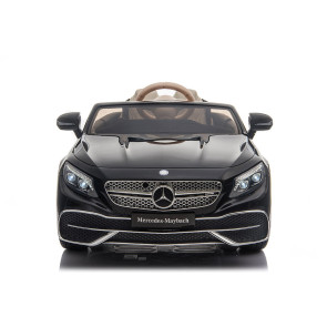 PINGHU Кола Акумулаторна MercedesMaybach S 650 Cabrio с родителски контрол 12V Черна