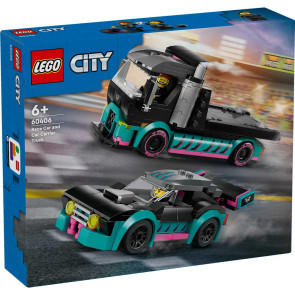 LEGO City Състезателна кола и камион автовоз 60406