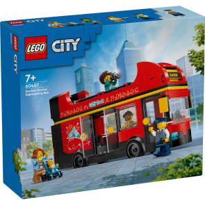 LEGO City Червен двуетажен автобус за обиколка 60407