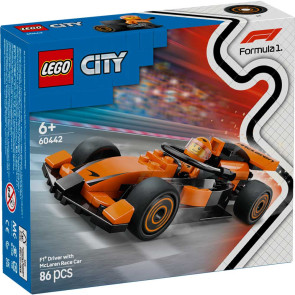 LEGO City Пилот от F1 със състезателна кола McLaren 60442