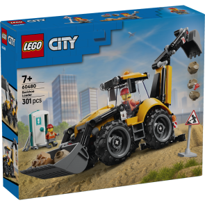 LEGO City Жълт багер със задна лопата 60480