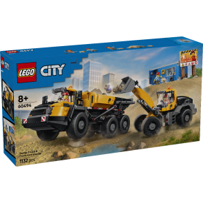 LEGO City Самосвал и товарач с челно товарене 60494