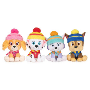 Paw Patrol Плюшено кученце с шапка и шал 15 см.