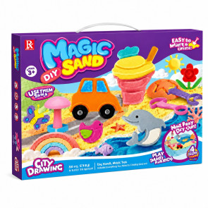 Jumbo Magic Sand Комплект магически пясък с много аксесоари