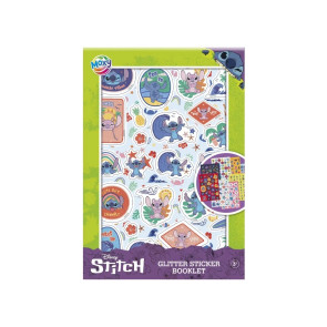 STITCH Книжка със стикери Glitter