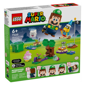 LEGO Super Mario Приключения с интерактивна фигура LEGO Luigi 71440