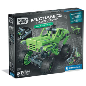 CLEMENTONI MECHANICS LABORATORY Конструктор Monster Truck 260ч.