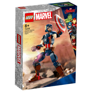 LEGO Marvel Фигура за изграждане капитан Америка 76258