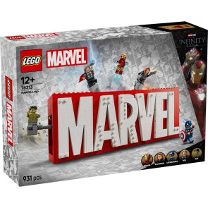 LEGO Marvel Лого на MARVEL и минифигури 76313