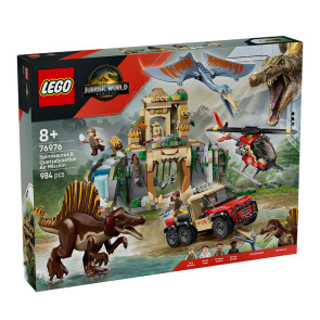LEGO Jurassic World Въздушна мисия със спинозавър и кетцалкоатлус 76976