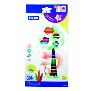 MILAN Комплект пластипастели 24 цвята