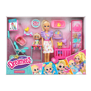 Dreameez Кукла Детегледачка с Бебета и Принадлежности