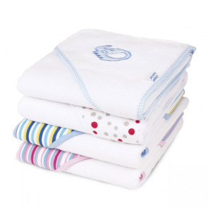 CANPOL Детска хавлия с качулка NEWBORN BABY