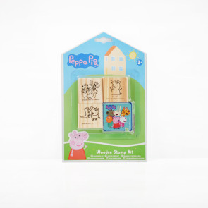 Peppa Pig дървени печатчета