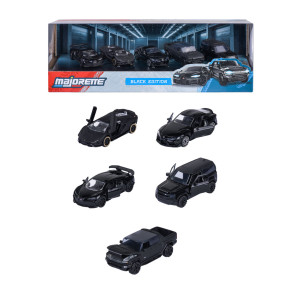 Majorette Black edition Комплект 5 бр. метални коли 
