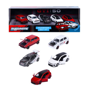 MAJORETTE Golf GTI Кoмплект 5 бр. метални коли 