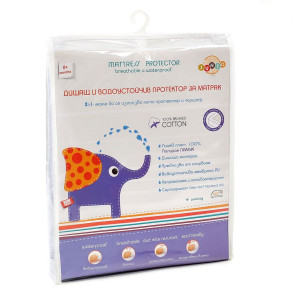 JUNIO Непромокаем протектор - калъф COTTON 62/110 см.