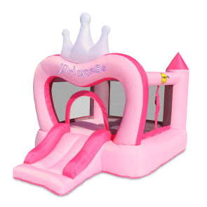 HAPPY HOP Батут замък Princess с пързалка 285x210x220