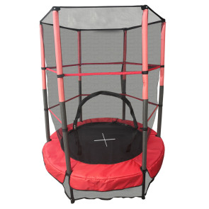 Батут 140см. с Вътрешна Мрежа Оранжев