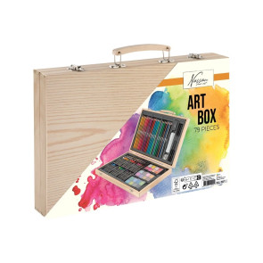 GRAFIX комплект за рисуване в куфар 79 ч.