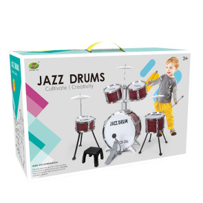 Jazz Drums 5 Барабана със Стол