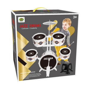 Jazz Drums 4 Барабана със Стол