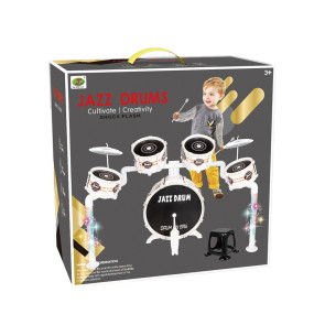 Jazz Drums 5 Барабана и Стол Светещи Крака